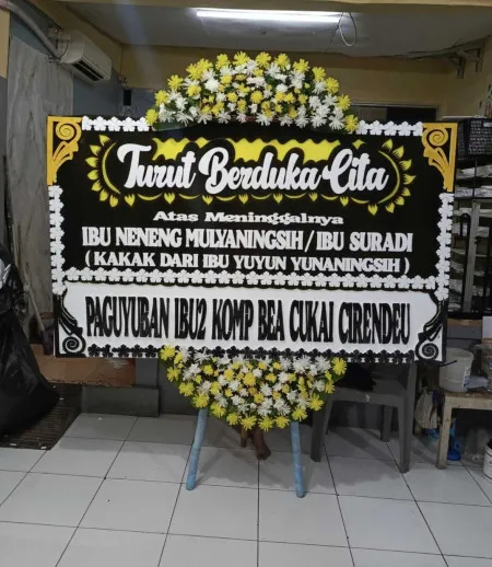 Papan Bunga Duka Sraten Jenangan